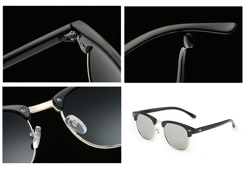 SILVER Mirror Lens HD Polarized Lens Sunglasses Anti-Blue Ray Hydrophobic dealonline.co.nz