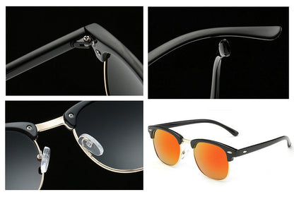 Orange Mirror Lens HD Polarized Lens Sunglasses Anti-Blue Ray Hydrophobic dealonline.co.nz