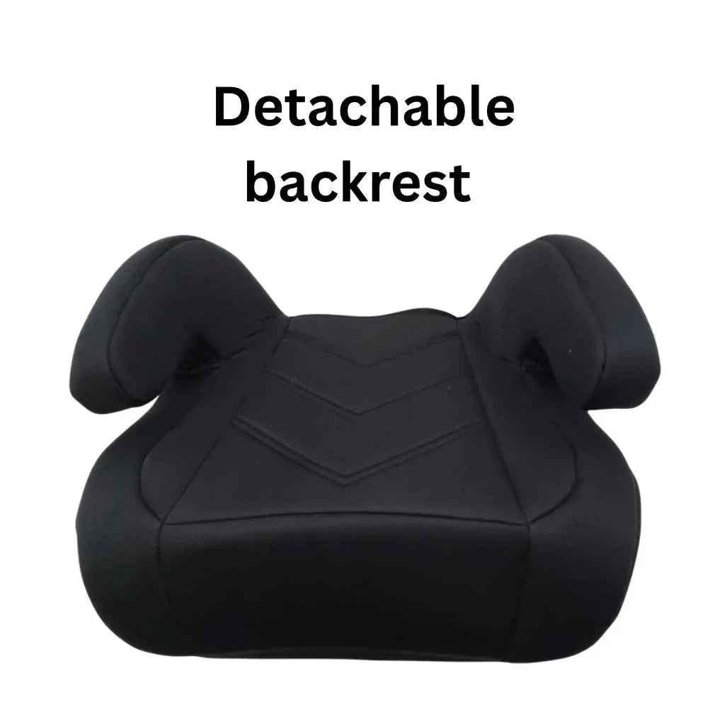Zen i-Size Booster Car Seat with ISOFIX and Adjustable Headrest - BLACK