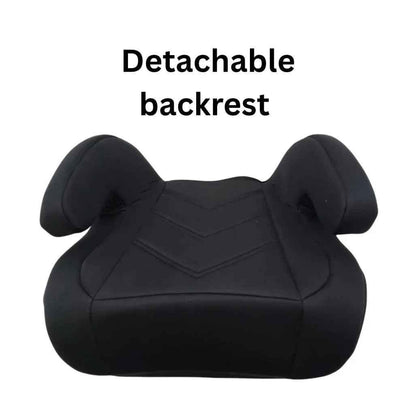 Zen i-Size Booster Car Seat with ISOFIX and Adjustable Headrest - BLACK