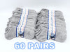 (60 Pairs) Thin Ankle Socks - GREY - M7-11/ W8-12