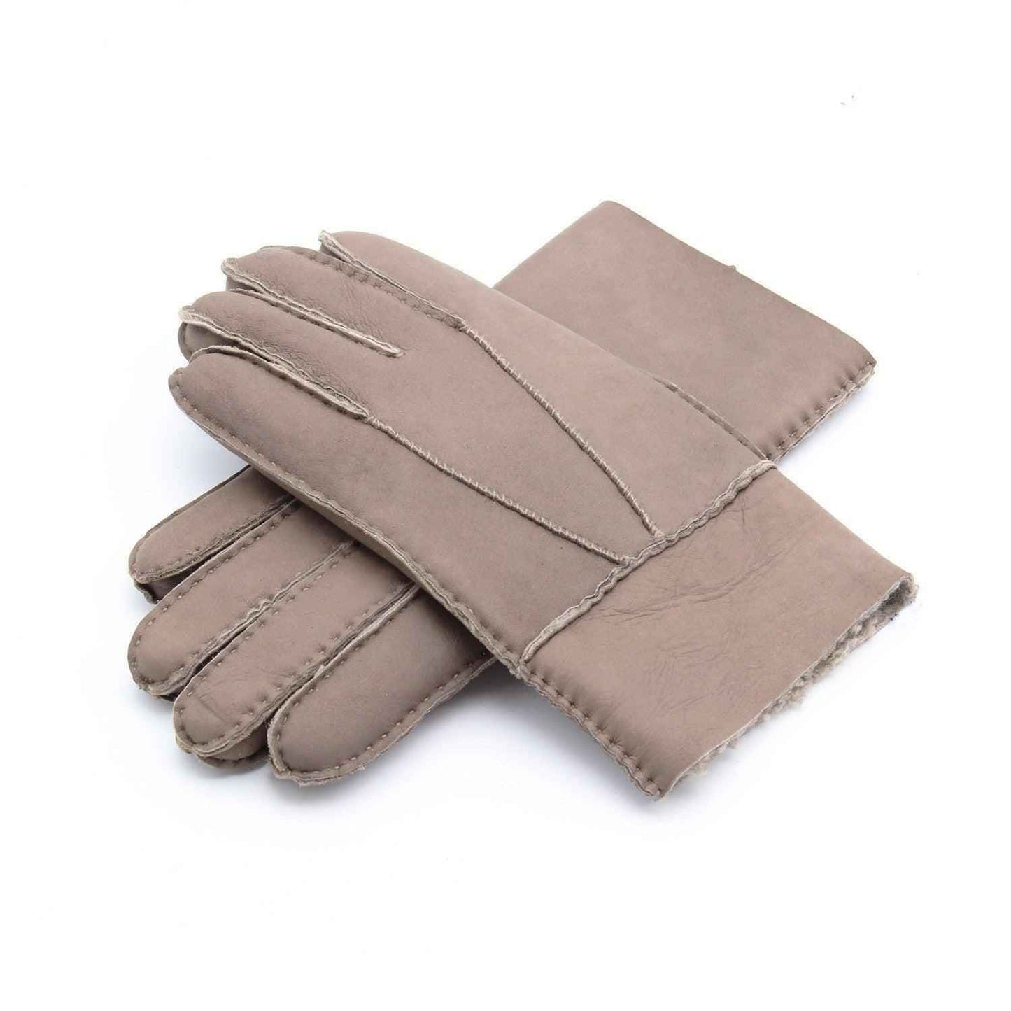 Genuine Leather Gloves - Warm Sheepskin for Men