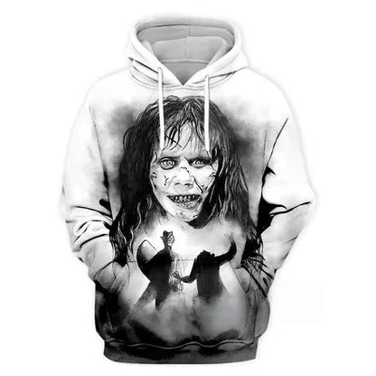 3d digital printing street men's crown sweatshirt