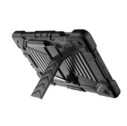 Samsung Galaxy Tab S9 FE Rugged Shockproof Case with Kickstand (Black)