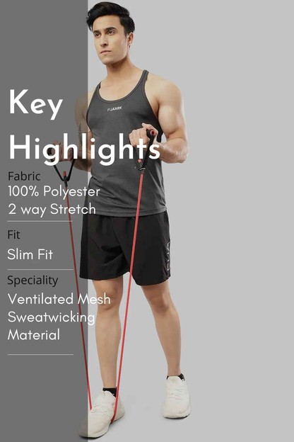 Mesh Stringer Dark Grey
