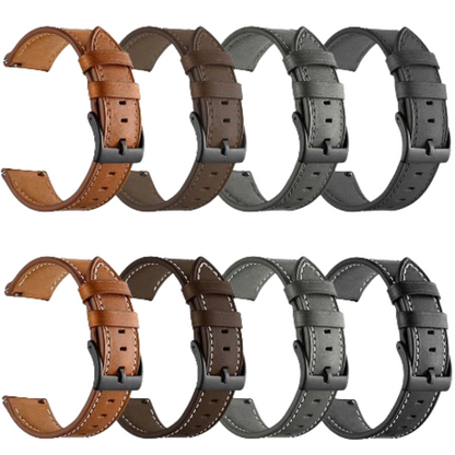 Leather Watch Strap for the Garmin Forerunner 265 (available in 12 colours) Habicare