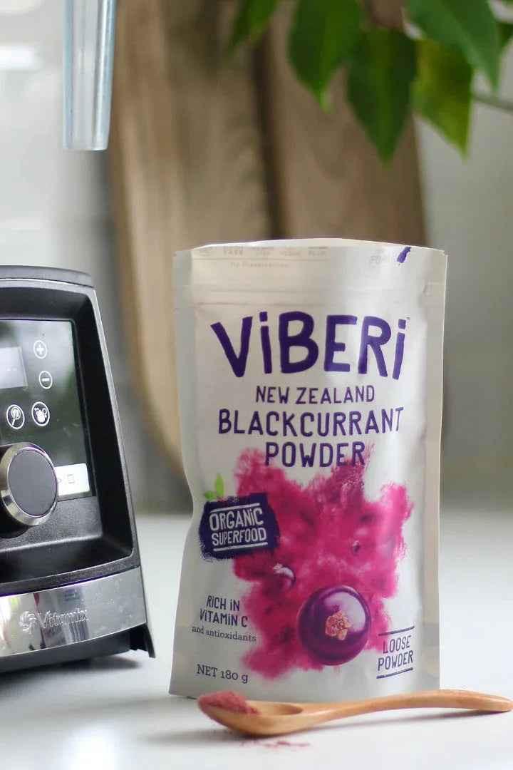 Organic Blackcurrant Powder 180g (Loose Powder)