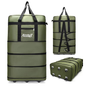 Expandable Extra-Large Travel Duffel Bag with Wheels – Waterproof & Lightweight (6 Wheels) ECOTREK