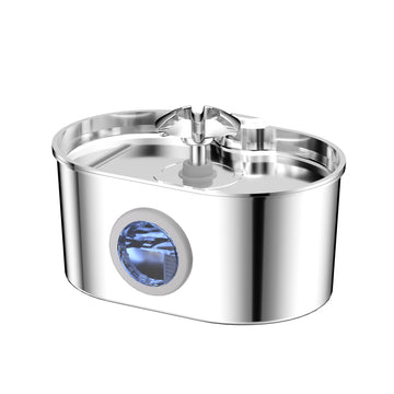2.2L Stainless Steel Pet Water Fountain – FreshFlow