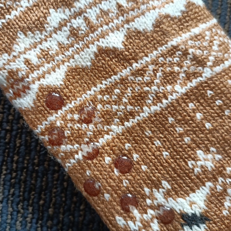 24 Pairs Mens Slipper Fuzzy Socks Winter Super Warm Soft Socks with Grippers dealonline.co.nz