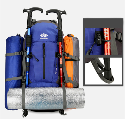 50L (45+5) Hiking Backpack – Waterproof Outdoor Camping & Climbing Daypack ECOTREK