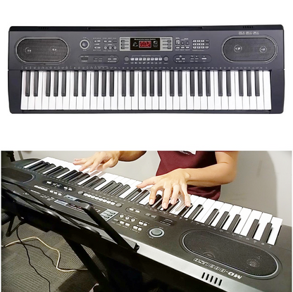 61 Keys Electronic KEYBOARD Piano with Microphone Piano dealonline.co.nz