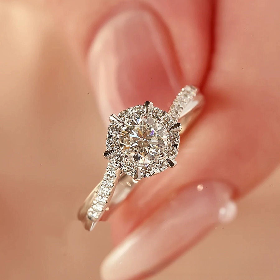 Adjustable Zirconia Wedding Ring