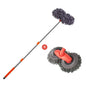 3-Section Telescopic Car Wash Mop with Double Brush Head Habicare