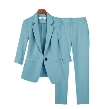 Women's Slim-Fit Two-Piece Trouser Suit – Modern Muse