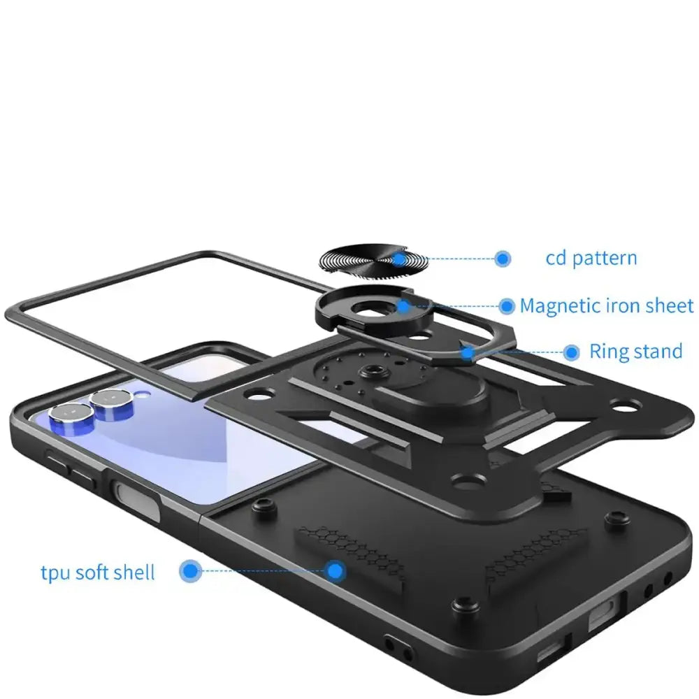 Rugged Military Grade Cover for the Samsung Galaxy Z Flip7 (7 colours available) Habicare