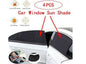 4pcs/set Car Front & Rear Side Window Sun Shade Cover Visor Mesh Shield Sunshade dealonline.co.nz