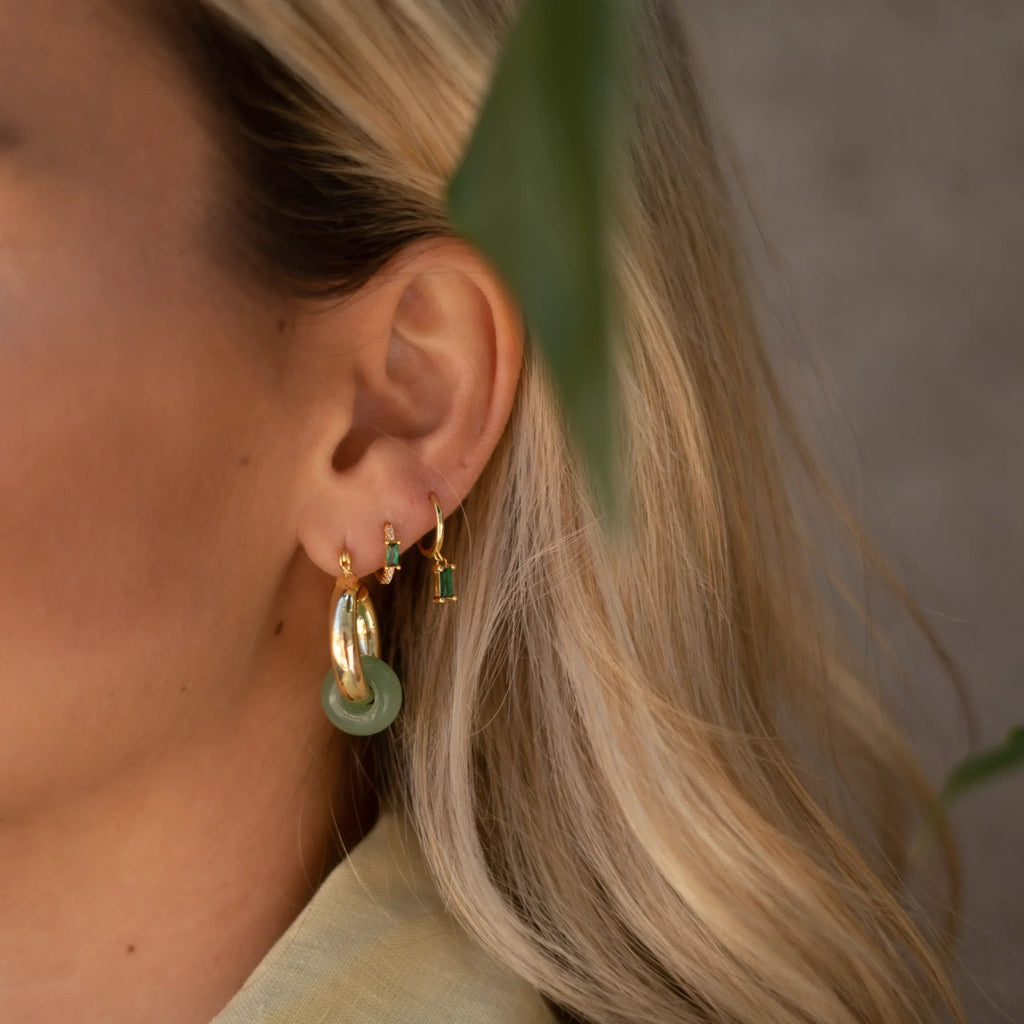 BURCU HOOPS 1,1CM - MULTIPLE COLORS-3