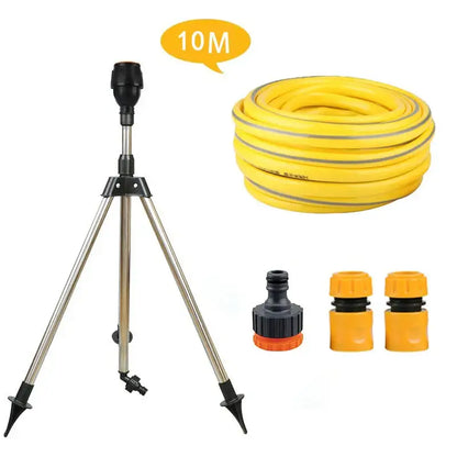 360° Rotating Garden Sprinkler with Tripod Irrigation Stand Habicare