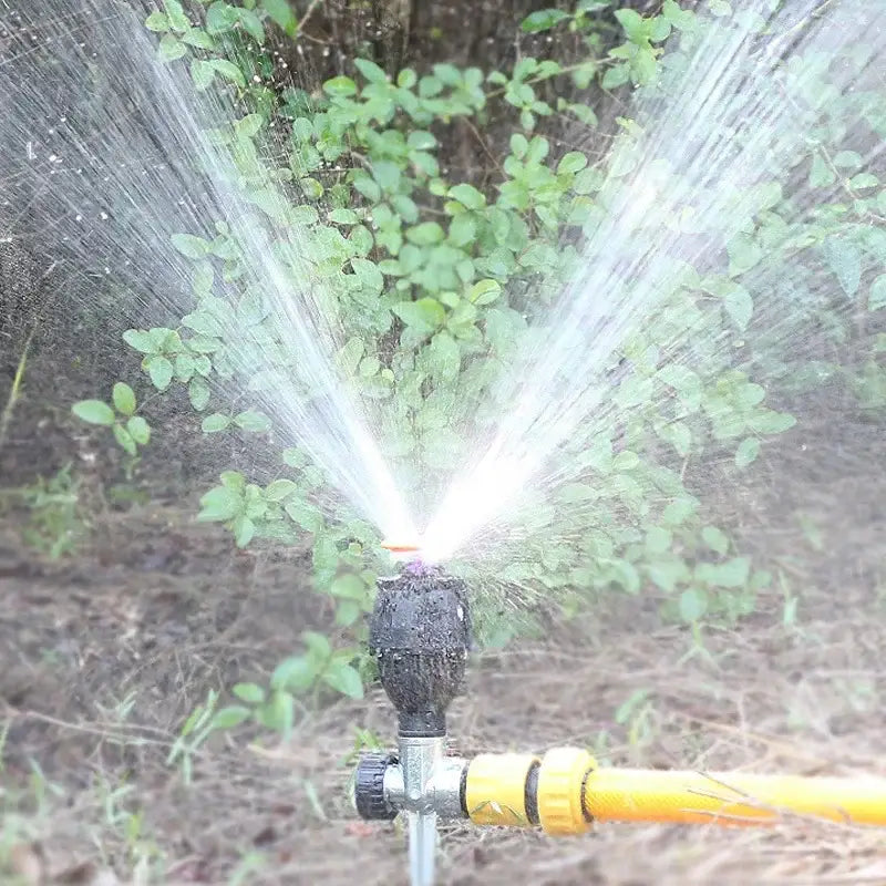 360° Rotating Garden Sprinkler with Tripod Irrigation Stand Habicare