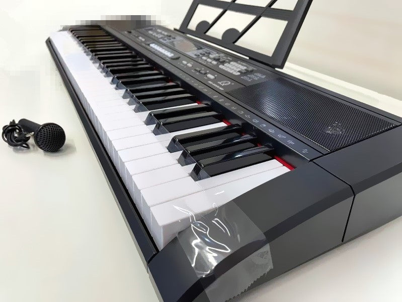 61 Keys Electronic KEYBOARD Piano with Microphone Piano dealonline.co.nz