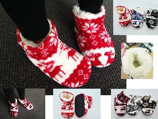 (3 Pairs) Kids Plush Warm Foot lets / Floor Socks size 20 ~ 23 dealonline.co.nz