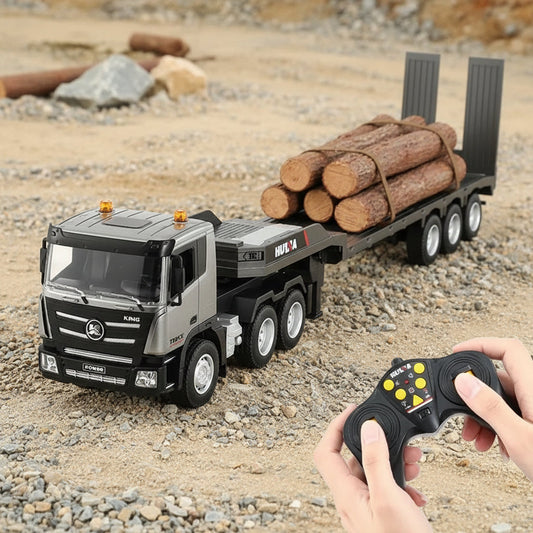 2.4G Wireless Electric Alloy Remote Control Truck & Trailer with Lights & Sounds dealonline.co.nz