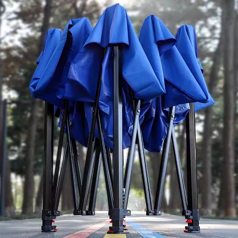 3x3 Strong Outdoor Tent Oxford Gazebo Waterproof Auto Button Hexagonal Pole dealonline.co.nz