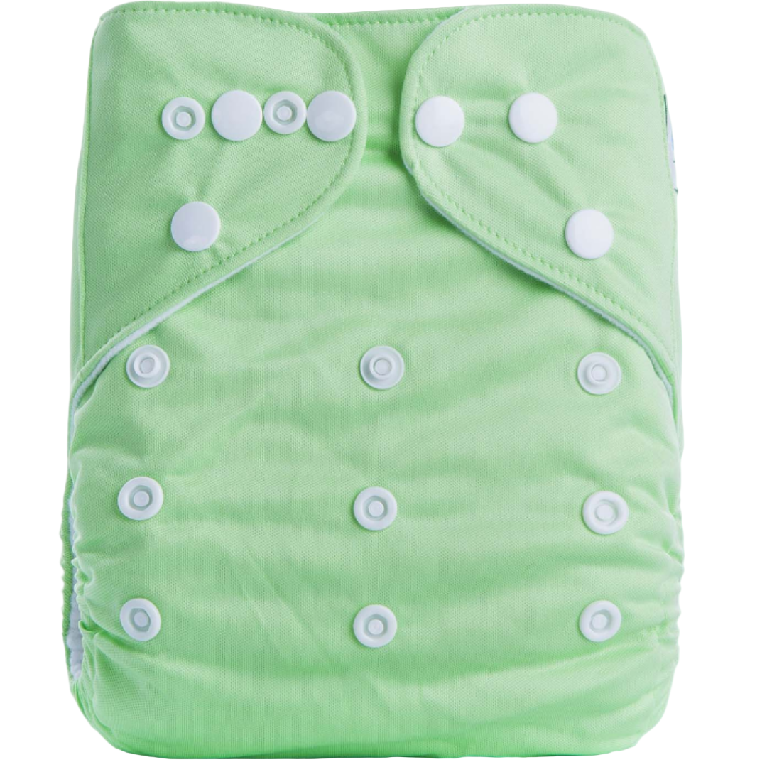 Reusable Cloth Nappies - One Size Fits 3-17kg with Bamboo Insert