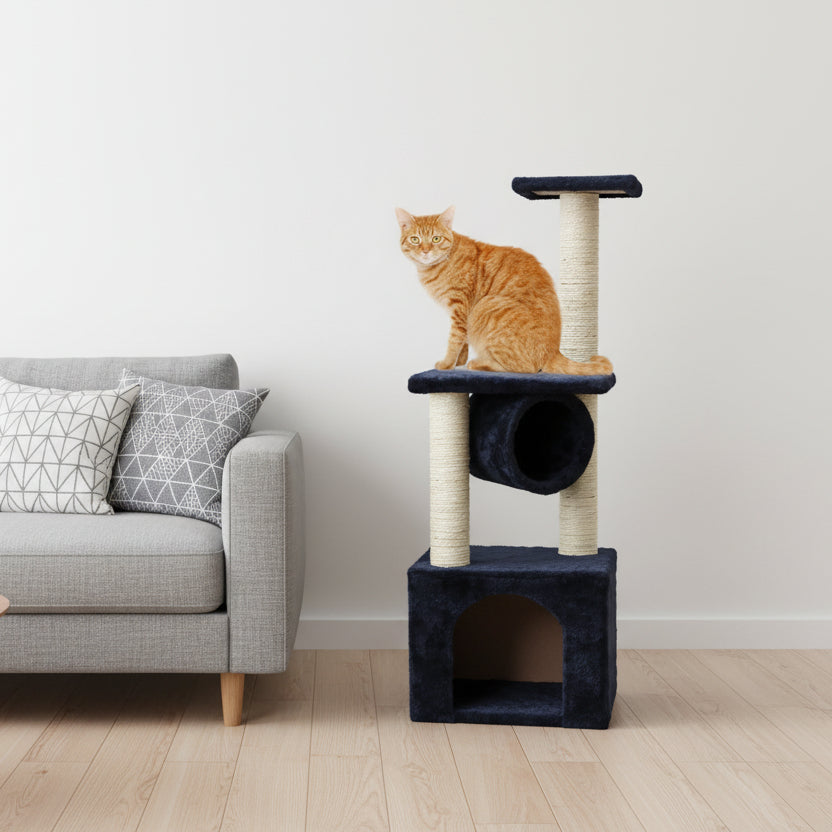Cat Tree House Post Condo 94cm High dealonline.co.nz