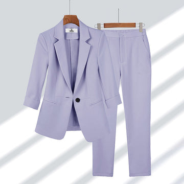 Women's Slim-Fit Two-Piece Trouser Suit – Modern Muse