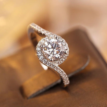 Adjustable Zirconia Wedding Ring