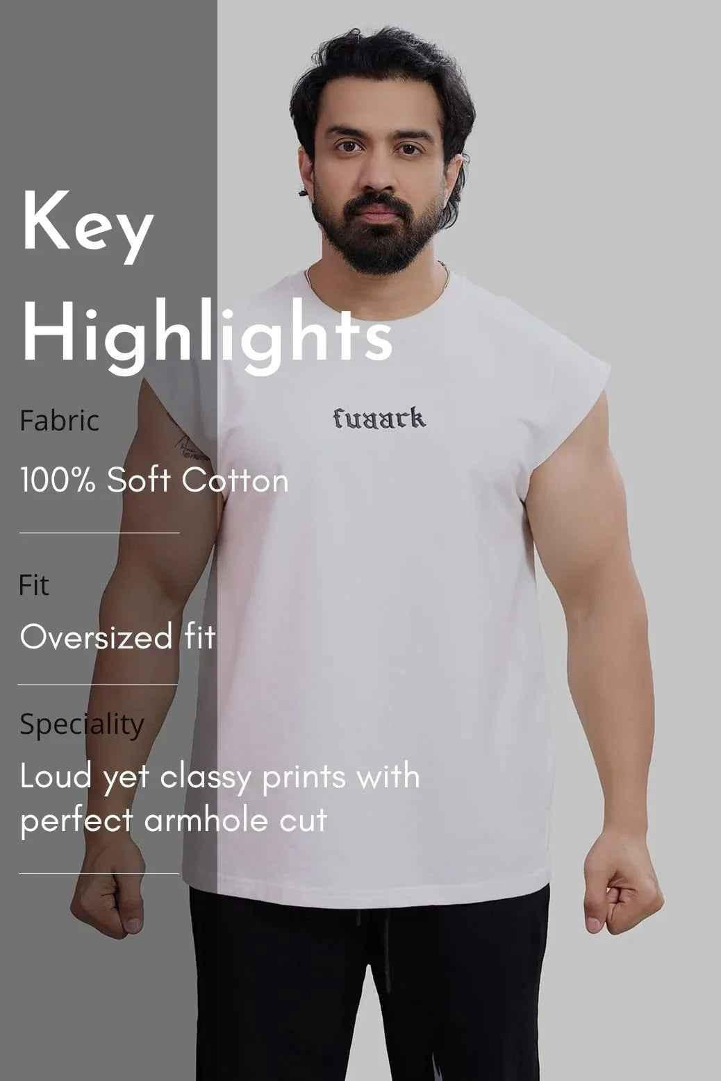 Blackout Capsleeves Tank White
