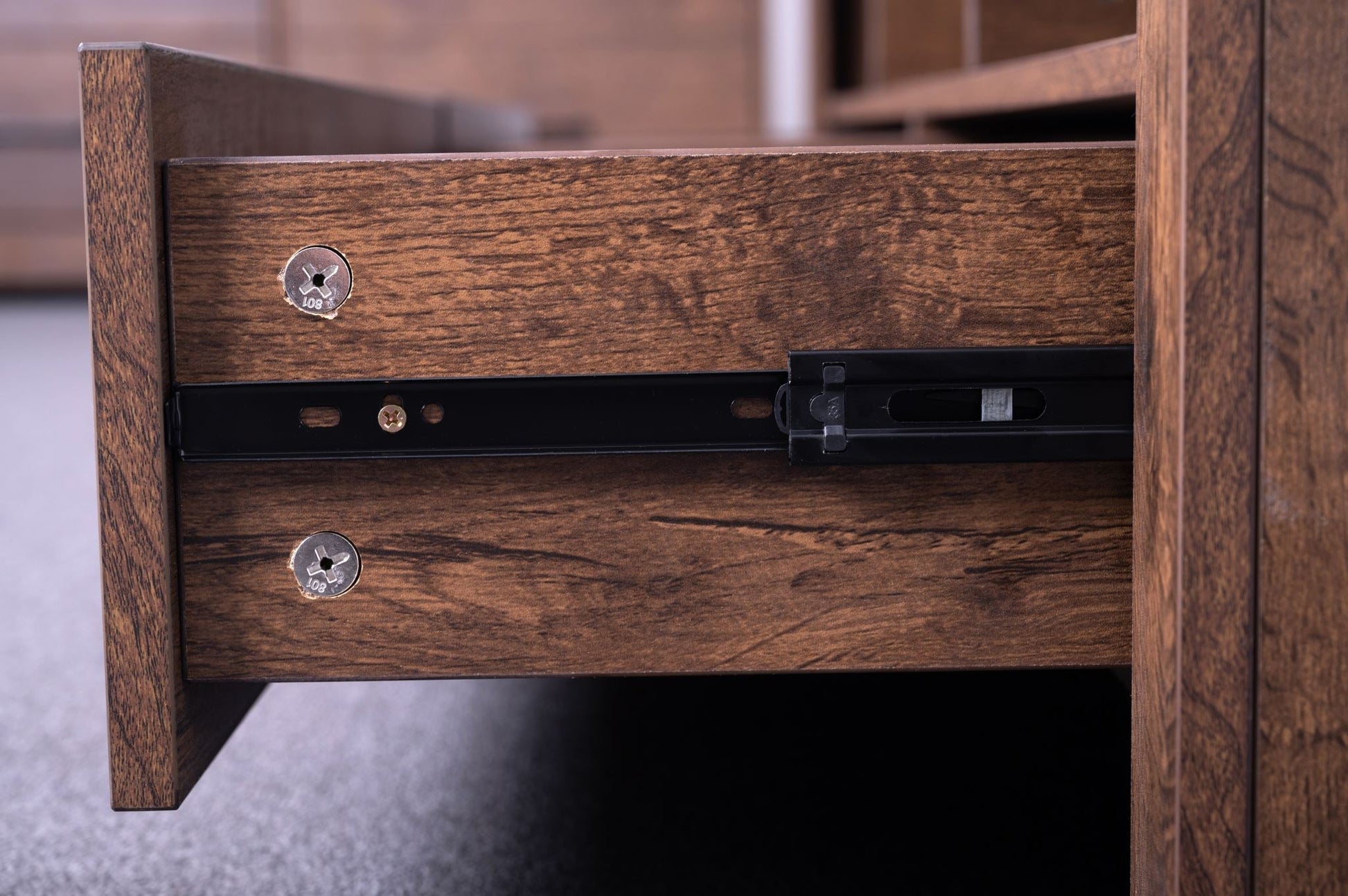 'Sintra' Walnut Coffee Table with Two Drawers sue-e furniture