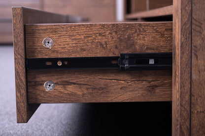 'Sintra' Walnut Coffee Table with Two Drawers sue-e furniture