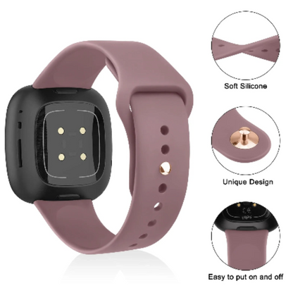 Flexible Silicone Wristband for the Fitbit Sense (available in 17 colours) Habicare