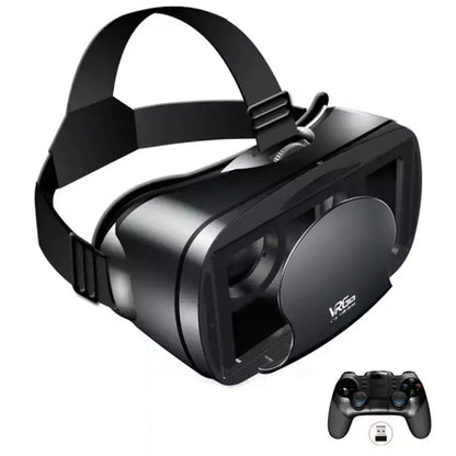 3D VR Headset with Headphones & Controller Habicare