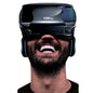 3D VR Headset with Headphones & Controller 9eight5