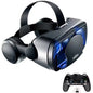 3D VR Headset with Headphones & Controller Habicare
