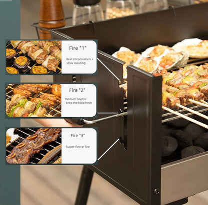 BBQ Grill Roast Stove Barbecue  Outdoor 3 Different Temperature dealonline.co.nz
