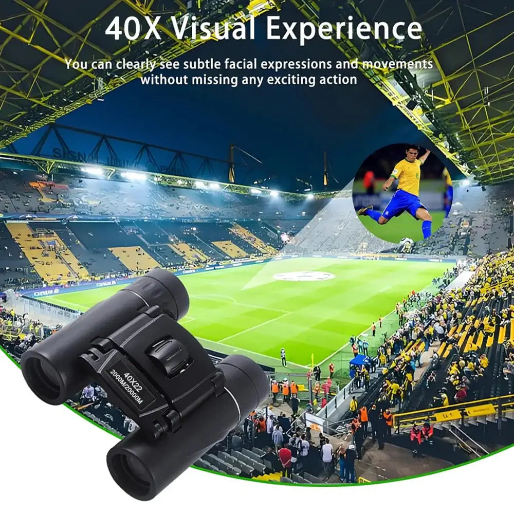 40x22 HD Binoculars – Long Range Mini Telescope with BAK4 Optics Habicare