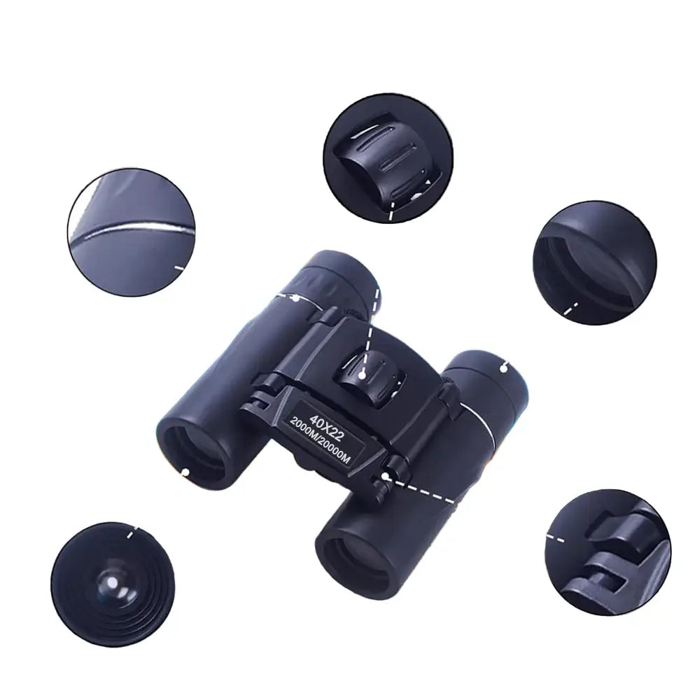 40x22 HD Binoculars – Long Range Mini Telescope with BAK4 Optics Habicare