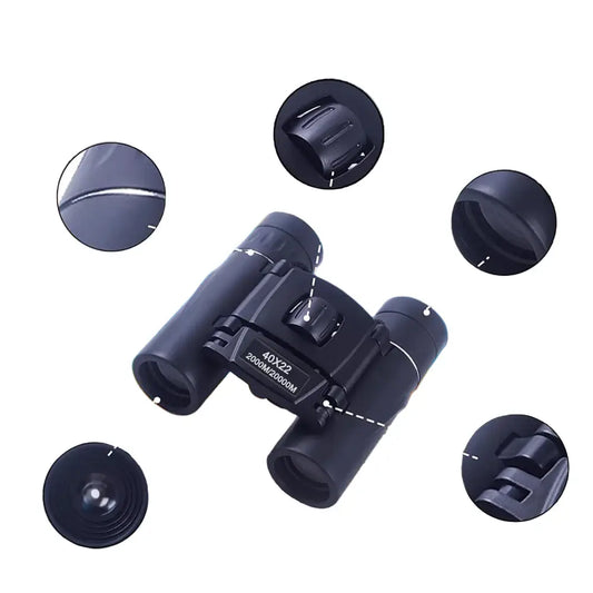 40x22 HD Binoculars – Long Range Mini Telescope with BAK4 Optics Habicare