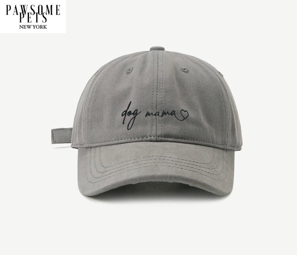 DOG MOM HAT - GREY-0