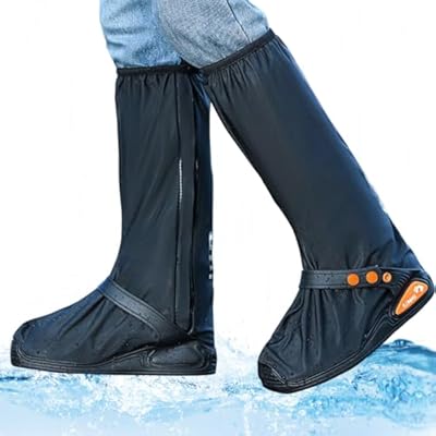 Waterproof Shoe Covers – Rain Boot Protectors with Reflective Strip for Men & Women ECOTREK