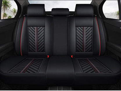Car Seat Cover Faux Leather Cushion 5 Seater Full Set Front Rear Premium Quality dealonline.co.nz