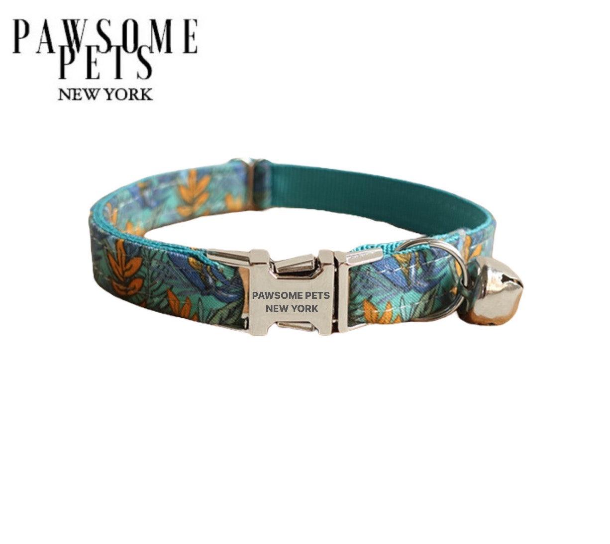 SMALL SIZE DOG & CAT COLLAR- TURQUOISE BLUE-0