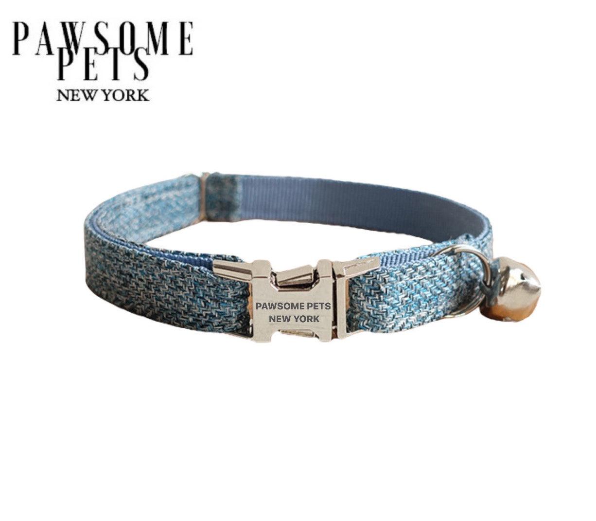SMALL SIZE DOG & CAT COLLAR - SAPPHIRE-0