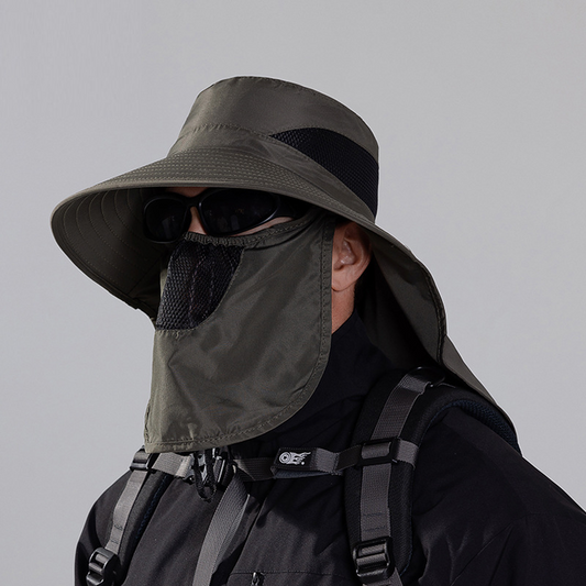 Sun Hats Wide Brim Bucket Outdoor Fishing Hiking Cap UV Protection dealonline.co.nz