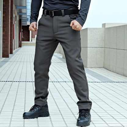 Tactical Soft Shell Fleece Lined Cargo Pants Water Resistant Windbreaker 32-42 dealonline.co.nz